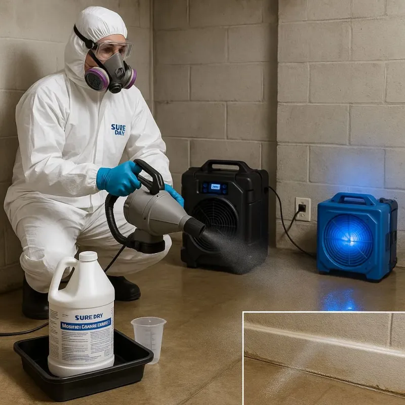 Sanitization and Odor Removal process in Hardwick, MA